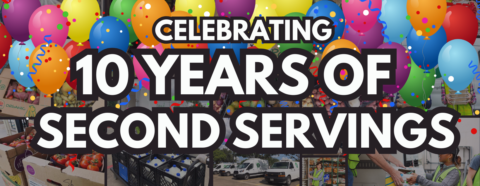 Second Servings' 10-Year Anniversary Raffle!